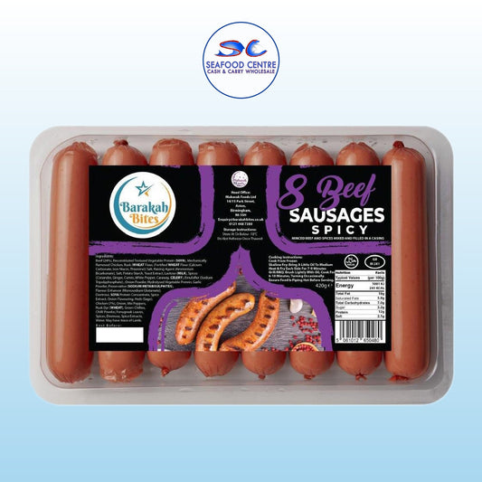 BEEF SAUSAGES SPICY