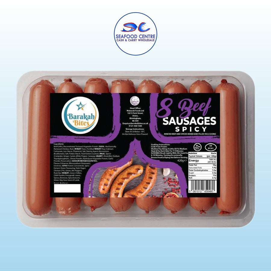 BEEF SAUSAGES SPICY