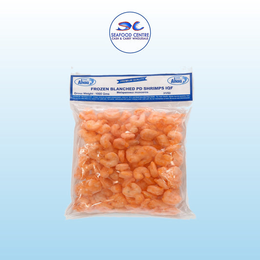 blanched PD shrimps iqf size 41/50 1kg pack