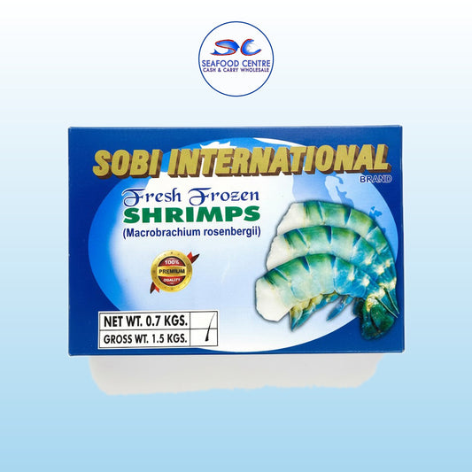 King prawns 6/8 fresh water Blocks HLSO