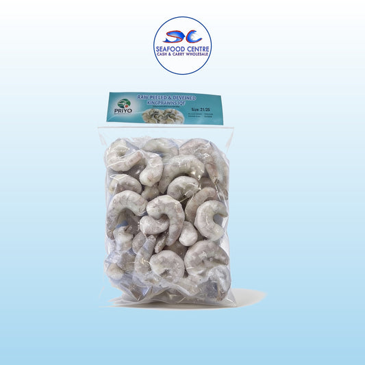 KING PRAWNS IQF VANAMEI RAW PEELED & DEVEINED SIZE 21/25