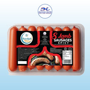 Lamb Sausages Spicy 420g (8 Pack) – Frozen Halal Snack
