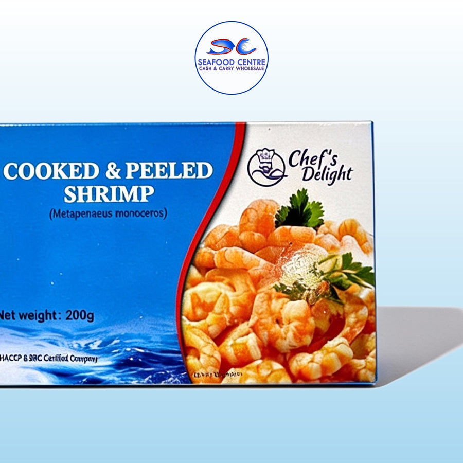PRAWNS COOKED & PEELED SHRIMPS BLOCKS 80/100